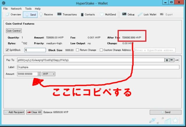 HYPを分割するよ6
