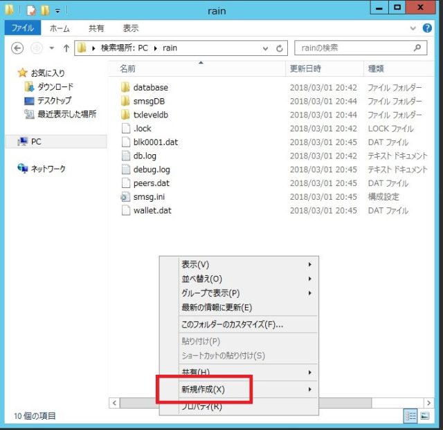 RAINのウォレット解説手順10